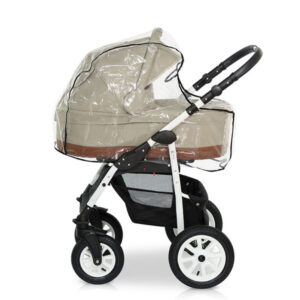 Krausman Sistema de viaje 3 in 1 Jet Beige Silla de paseo, Carrito con capazo y Silla de coche Design Made In Germany - Imagen 2