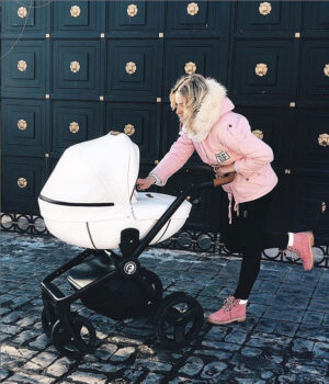 Krausman Sistema de viaje 3 in 1 Topaz Lux White Silla de paseo, Carrito con capazo y Silla de coche Design Made In Germany